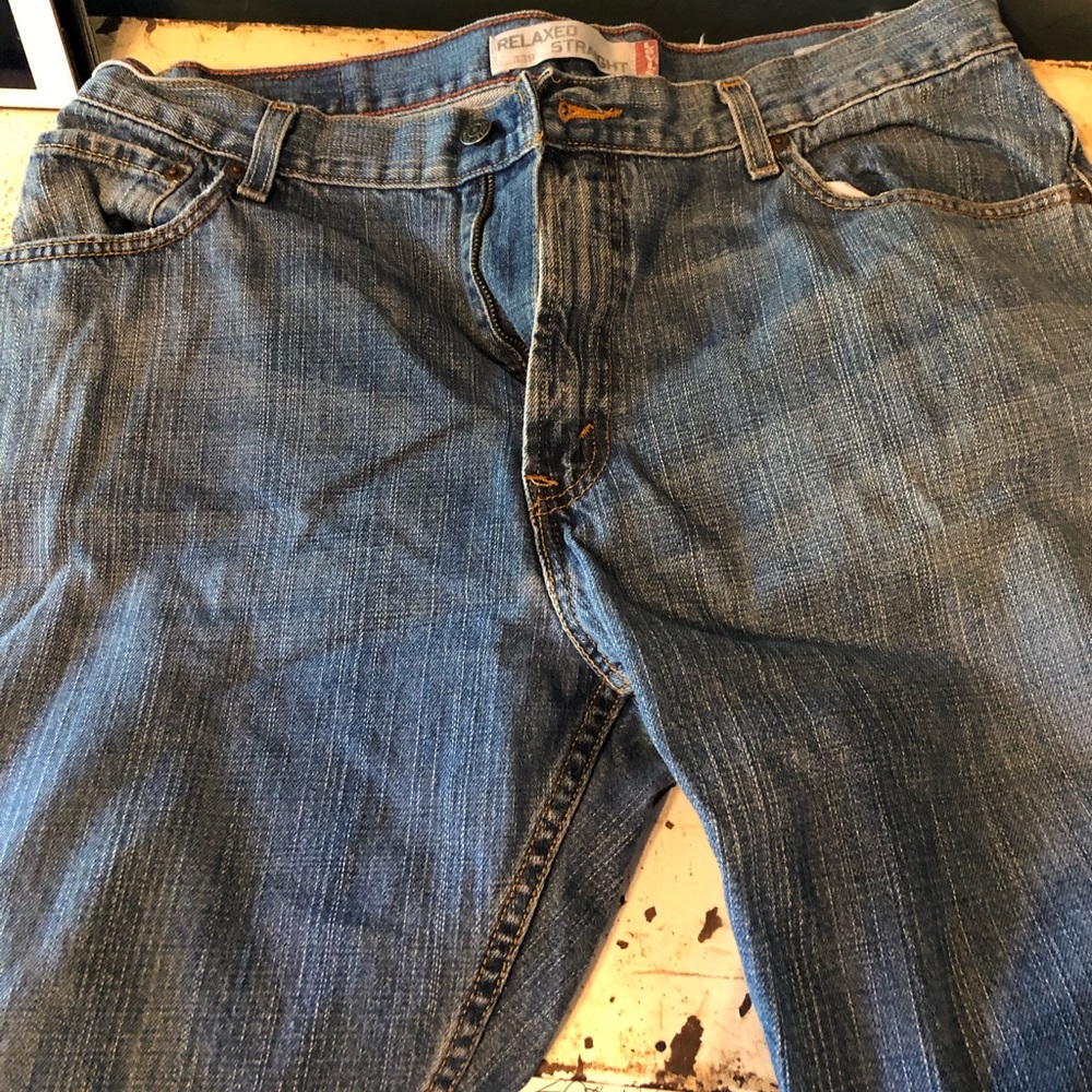 Levi relaxed straight jeans